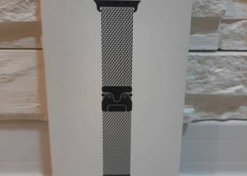 Pasek Apple Watch 49mm Black Titanium Milanese Loop M