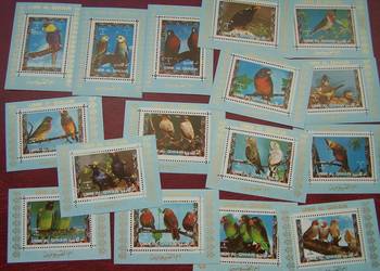 Umm Al Qiwain ZEA 1972 MNH Fauna Ptaki Papugi