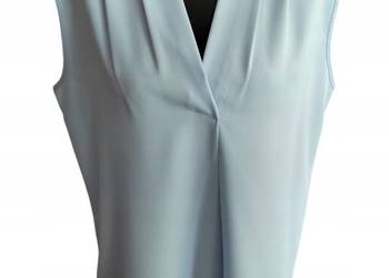 TOP bluzka COMO prosty krój - jasny niebieski rozmiar 44