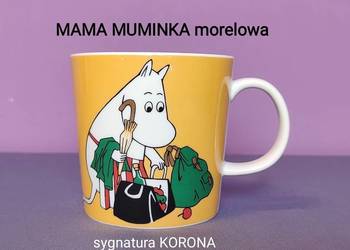 Muminki KUBEK Moomin Arabia Finland - MAMA MUMINKA morelowa - Korona