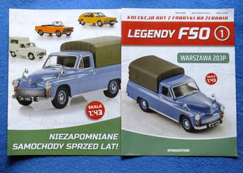 Sprzedam nowy model FSO Warszawa 203P LEGENDY FSO 1 / 2022 DeAgostini tanio