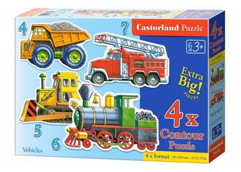 Puzzle Animals with babies Castorland 4xformat 29x19,5