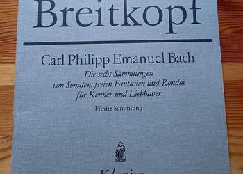 C.P. E. Bach -Klavier /  EB  4405 / 1981 / nuty / muzyka / klasyka