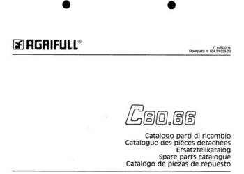 Agrifull C80.66 C80.56 C80.50 80.76 80.50 80.76 katalog części zamiennych