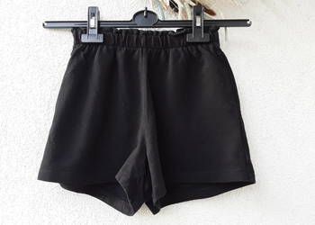 Spodenki czarne krótkie r. 146 H&M