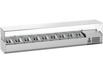 Witryna Chłodnicza Gastronomiczna z Szybą 8x GN 1/4 Stalgast 834840