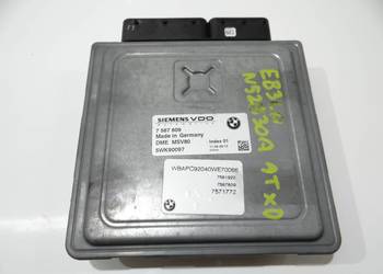 KOMPUTER STEROWNIK SILNIKA BMW X3 E83 LCI N52 AUTOMAT XDRIVE 7567609