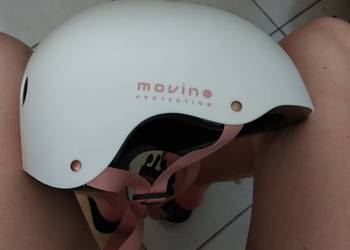 Kask movino nowy dla dziewczynki rozmiar 54-58