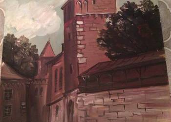 obraz olej E.Gerlach baszta