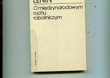 O międzynarodowym ruchu robotniczym - Lenin