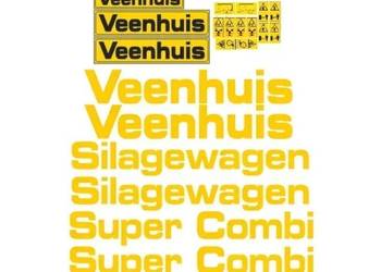 Naklejki oklejenie naklejka - VEENHUIS SILAGEWAGEN SUPER COMBI Zamiennik