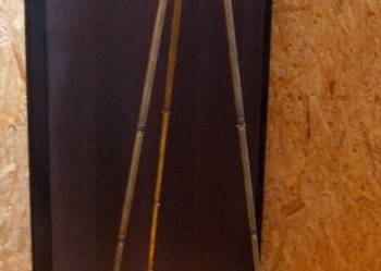 Trójnóg / statyw mosiężny, składany, staroć