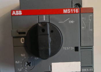 Wyłącznik ABB MS116 ABB ; 6,3-10A