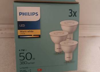 12x Żarówka LED GU10 4.7W = 50W 380lm 2700K Ciepła 36° PHILIPS