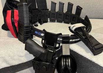 Pas strzelecki IPSC z oporządzeniem