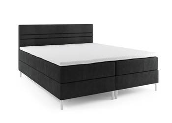 Łóżko do sypialni 160x200 tapicerowane pionowe panele