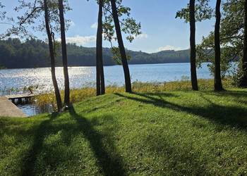 Działka na Mazurach,  Stare Juchy, z linią brzegową