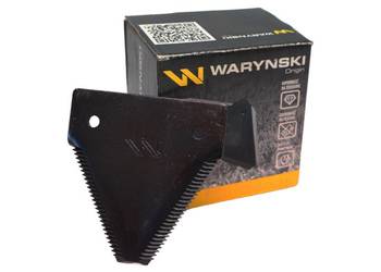 Nóż Listwy Nożowej 20 SZT WARYŃSKI 80x76x2,5 ząbkowanie na wierzchu [8793]
