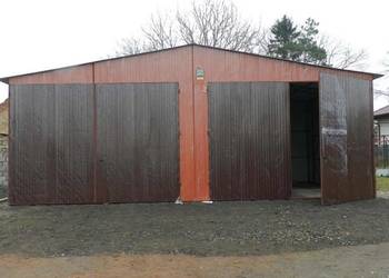 Blaszana hala 11×6 m – brązowa