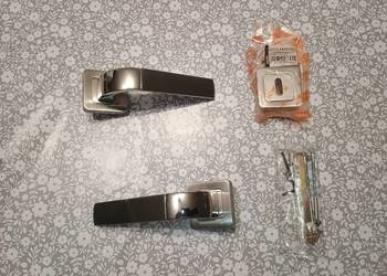 Klamka drzwiowa Metal-Bud PRIMA nikiel satyna szyld zaokrąglony 3 R40-Z