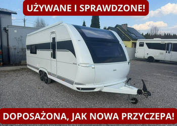przyczepy kempingowe Hobby Maxia 660 WQM Doposażona, jak nowa przyczepa Ho…