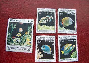 Monako 1985 MNH Mi. 1704/08 Fauna Ryby  a