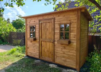 Domek narzędziowy ogrodowy 3x1,5m, schowek na narzędzia, domek drewniany