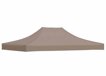 vidaXL Dach do namiotu imprezowego, 4 x 3 m, taupe(SKU:315356)