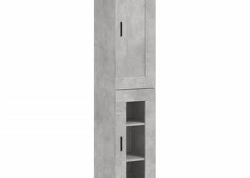 Wysoka szafka szarość betonu 345x34x180 cm WM-3200405