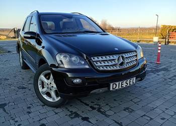 Mercedes ML 320 CDI 4 MATIC 224KM SKÓRA CLIMATRONIC PARKTRONIC CZARNA PERŁA