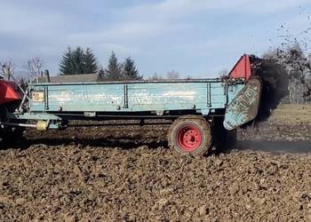 Rozrzutnik obornika Mengele es30 3t. Film z pracy