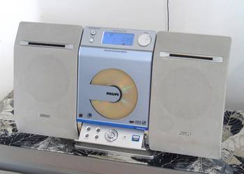 Wieża Philips CD USB mp-3 kolumny. sprawna. DOSTAWA