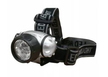 Lampka Latarka Czołowa na Głowę Turystyczna Warsztatowa Terenowa 7 LED