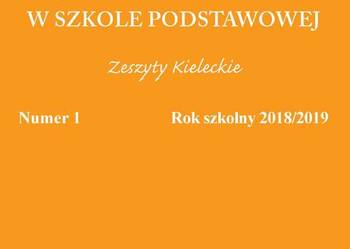Język Polski w Szkole Podstawowej 2018/2019 nr 1 - dydaktyka