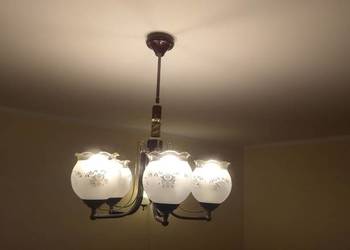 Żyrandol i kinkiet vintage