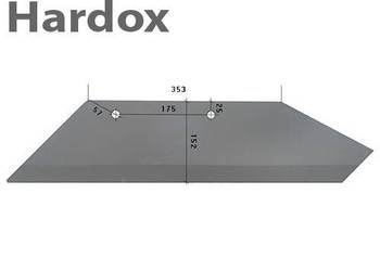 Lemiesz 300hektarów HARDOX 35045/L części do pługa OVERUM