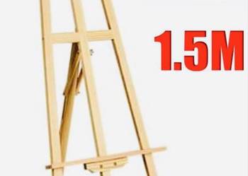 Nowa drewniana sztaluga malarska 150 cm Staffelei-1.5 D