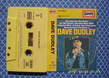 + Kaseta ; dave dudley--six days. ;eyropa.