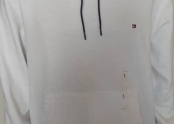 Bluza z kapturem męska Tommy Hilfiger L biała na sprzedaż  Piaseczno