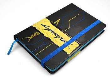 Czarny Samurai | 21 x 13.7 cm | Papier | Zeszyt Notatnik | Cyberpunk 2077