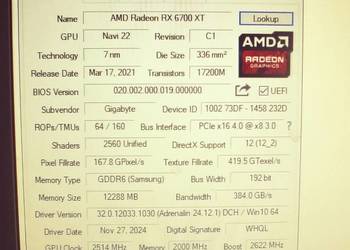 Radeon RX6700 XT 12GB GDDR6