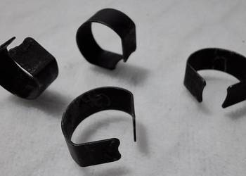 Blaszki do siłownika klapy bagażnika, 7x17mm, spinki, klipsy, 4szt