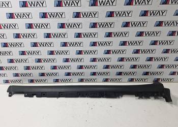 7210079 BMW F25 F25 LISTWA NAKŁADKA PROGOWA LEWA CZARNA
