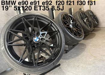 19 cali BMW e90 e91 e92 f20 f21 f22 f30 f31 f32 felgi koła komplet 5x120 ET