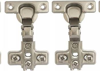 LIKERAINY Zawiasy 95° 26mm bez tłumika 4 szt. do mebli