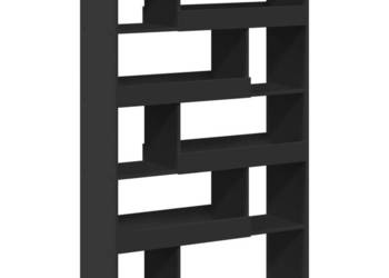 Regał czarny 100x33x1565 cm materiał drewnopochodny WM-3309340
