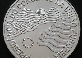 Portugalia 1000 escudos 2000 - UE - SREBRO - stan 1/2