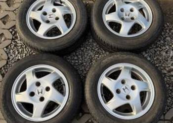 Felgi Wiatraki Honda 4x114.3 opony lato Uniroyal 195/65/15” Prelude Civic