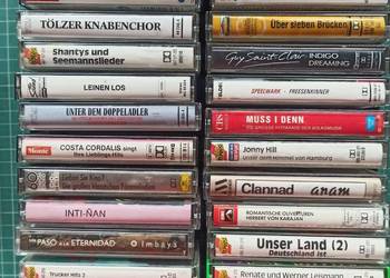 Sprzedam komplet 24 używanych kaset