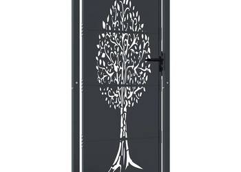 vidaXL Furtka ogrodowa, antracytowa, 100x200 cm, stal(SKU:153159)